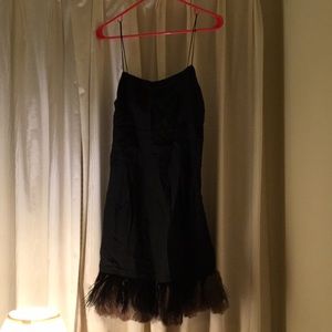 Juicy couture feather hem fitted dress size 10